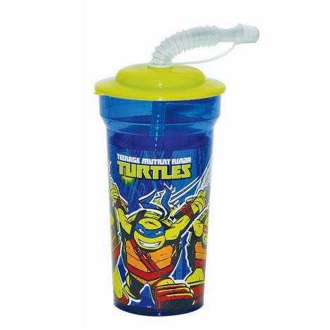 Teenage Mutant Ninja Turtles 450ml Tumbler with Straw £1.75
